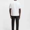 T-Shirt mit Logo am Kragen aus Stretch-Baumwolle T-Shirt mit Logo am Kragen aus Stretch-Baumwolle