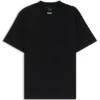 T-Shirt mit Logo am Kragen aus Stretch-Baumwolle