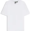 T-Shirt mit Logo am Kragen aus Stretch-Baumwolle T-Shirt mit Logo am Kragen aus Stretch-Baumwolle