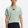T-Shirt mit Logo-Etikett aus Baumwolljersey T-Shirt mit Logo-Etikett aus Baumwolljersey