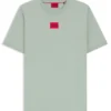T-Shirt mit Logo-Etikett aus Baumwolljersey T-Shirt mit Logo-Etikett aus Baumwolljersey