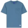 T-Shirt mit Logo-Etikett aus Baumwolljersey