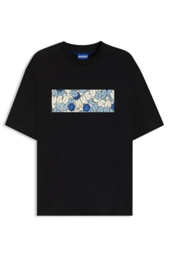 T-Shirt mit Logo-Motiv aus Baumwolljersey