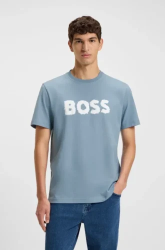 T-Shirt mit Logo-Motiv aus Baumwolljersey