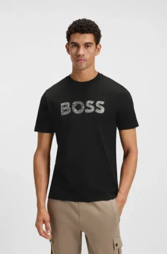 T-Shirt mit Logo-Motiv aus Baumwolljersey