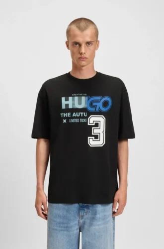 T-Shirt mit Logo-Motiv aus Baumwolljersey