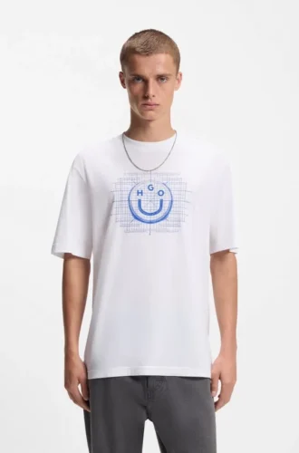 T-Shirt mit Logo-Motiv aus Baumwolljersey