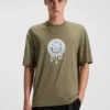 T-Shirt mit Logo-Motiv aus Baumwolljersey