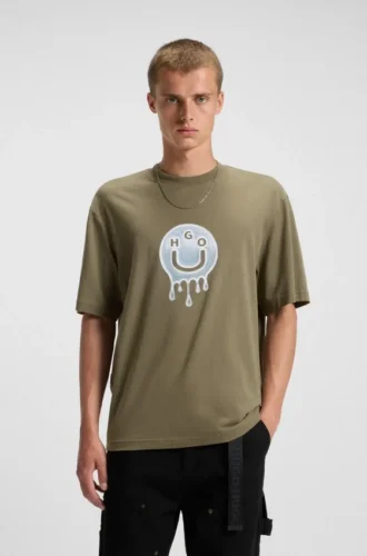 T-Shirt mit Logo-Motiv aus Baumwolljersey