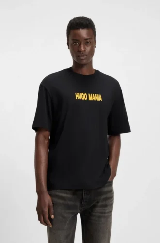 T-Shirt mit Logo-Motiv aus Baumwolljersey
