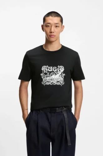 T-Shirt mit Logo-Motiv aus Baumwolljersey