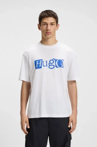 T-Shirt mit Logo-Motiv aus Baumwolljersey