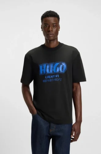 T-Shirt mit Logo-Motiv aus Baumwolljersey