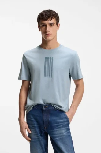 T-Shirt mit Logo-Motiv aus Baumwolljersey