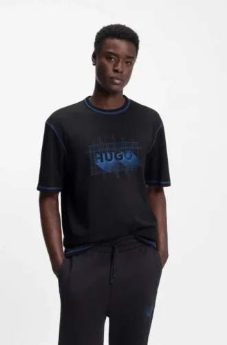 T-Shirt mit Logo-Motiv aus Baumwolljersey