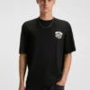 T-Shirt mit Logo-Motiv aus Baumwolljersey T-Shirt mit Logo-Motiv aus Baumwolljersey