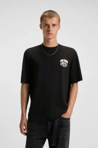 T-Shirt mit Logo-Motiv aus Baumwolljersey