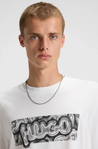 T-Shirt mit Logo-Motiv aus Baumwolljersey