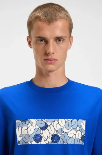 T-Shirt mit Logo-Motiv aus Baumwolljersey