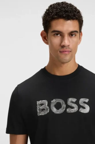 T-Shirt mit Logo-Motiv aus Baumwolljersey