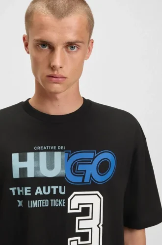 T-Shirt mit Logo-Motiv aus Baumwolljersey