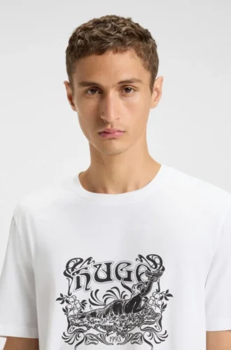 T-Shirt mit Logo-Motiv aus Baumwolljersey