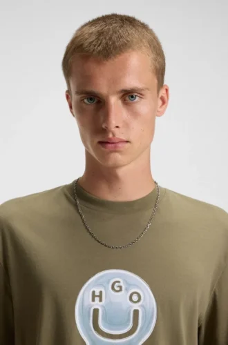 T-Shirt mit Logo-Motiv aus Baumwolljersey