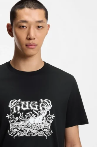 T-Shirt mit Logo-Motiv aus Baumwolljersey