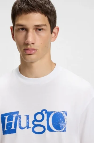 T-Shirt mit Logo-Motiv aus Baumwolljersey