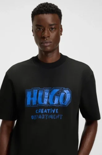 T-Shirt mit Logo-Motiv aus Baumwolljersey