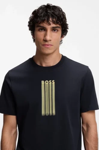 T-Shirt mit Logo-Motiv aus Baumwolljersey