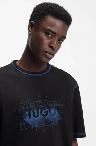 T-Shirt mit Logo-Motiv aus Baumwolljersey