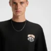 T-Shirt mit Logo-Motiv aus Baumwolljersey T-Shirt mit Logo-Motiv aus Baumwolljersey
