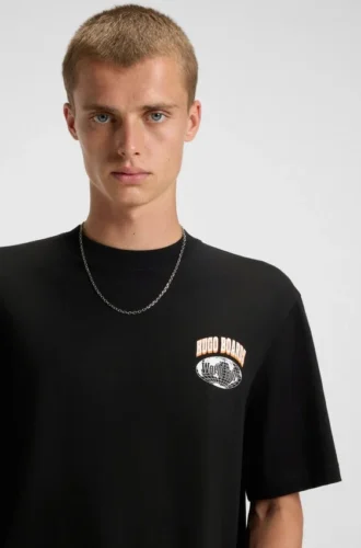 T-Shirt mit Logo-Motiv aus Baumwolljersey