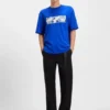 T-Shirt mit Logo-Motiv aus Baumwolljersey T-Shirt mit Logo-Motiv aus Baumwolljersey