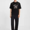 T-Shirt mit Logo-Motiv aus Baumwolljersey