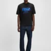 T-Shirt mit Logo-Motiv aus Baumwolljersey