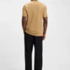 T-Shirt mit Logo-Motiv aus merzerisierter Baumwolle T-Shirt mit Logo-Motiv aus merzerisierter Baumwolle