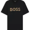 T-Shirt mit Logo-Motiv aus merzerisierter Baumwolle T-Shirt mit Logo-Motiv aus merzerisierter Baumwolle