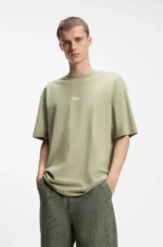 T-Shirt mit Logo-Print aus Baumwolljersey