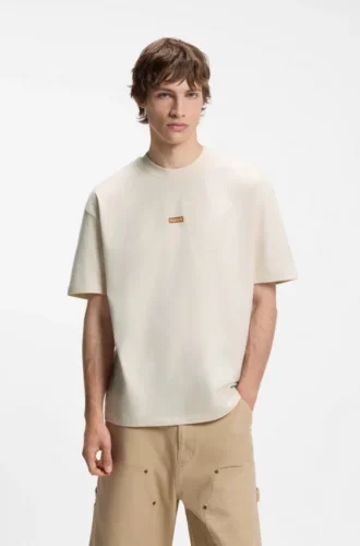 T-Shirt mit Logo-Print aus Baumwolljersey