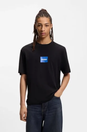 T-Shirt mit Logo-Print aus Baumwolljersey