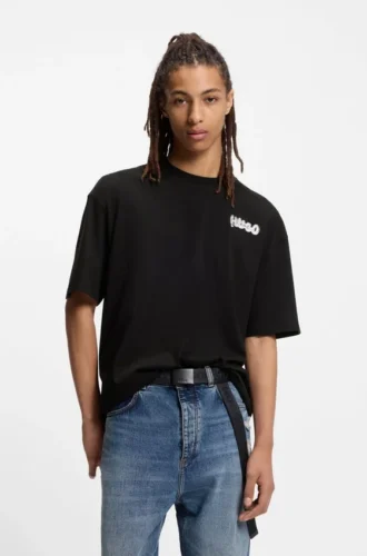 T-Shirt mit Logo-Print aus Baumwolljersey