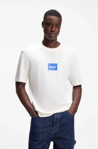 T-Shirt mit Logo-Print aus Baumwolljersey