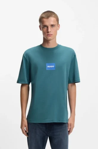 T-Shirt mit Logo-Print aus Baumwolljersey