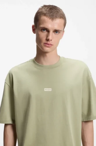 T-Shirt mit Logo-Print aus Baumwolljersey