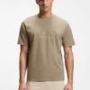 T-Shirt mit Logo-Print aus Stretch-Baumwolle