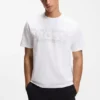 T-Shirt mit Logo-Print aus Stretch-Baumwolle