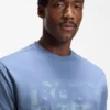 T-Shirt mit Logo-Print aus Stretch-Baumwolle T-Shirt mit Logo-Print aus Stretch-Baumwolle