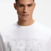 T-Shirt mit Logo-Print aus Stretch-Baumwolle